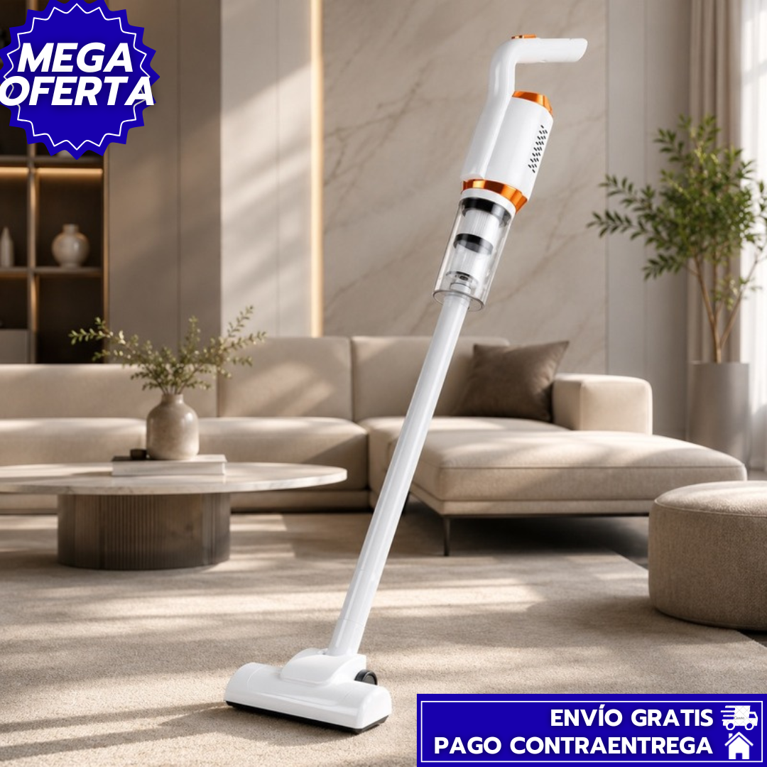 SilentLux: Aspiradora de Alta Potencia con Limpieza Silenciosa y Filtración HEPA.